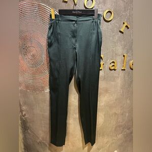 Women's Classic dark green dress office Trousers size EU 36 NWT